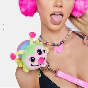 Brand new, plush caterpillar bag